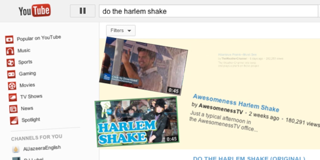 Do The Harlem Shake Youtube Easter Egg Youtube